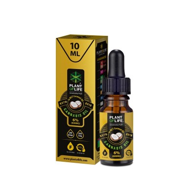 Plant Of Life CBD Oil Coconut MCT Oil 6% 10ml