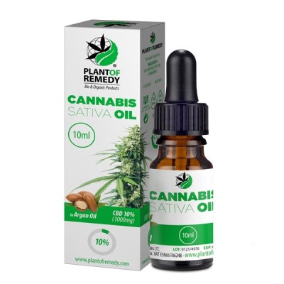 Plant of Remedy Cannabis Argan Oil 10% 10ml - Plant of Life