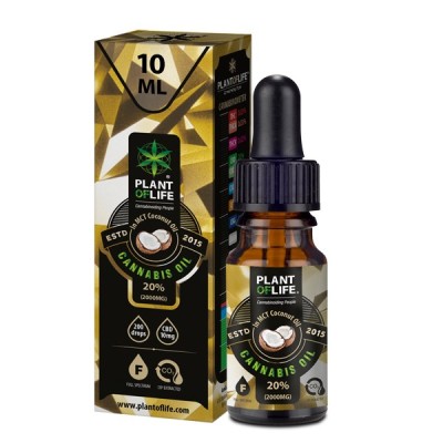 Plant Of Life CBD Oil Coconut MCT Oil 20% 10ml