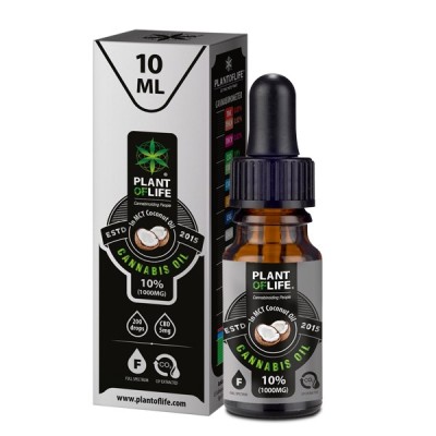 Plant Of Life CBD Oil Coconut MCT Oil 10% 10ml