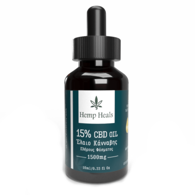 Hemp Heals CBD Oil 15% 10ml