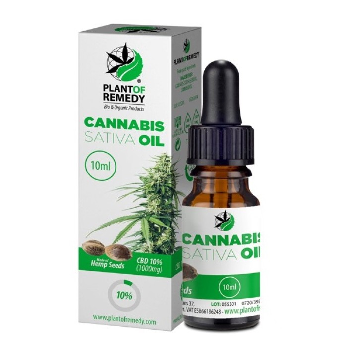 Plant of Remedy Cannabis Oil 10% 10ml - Plant of Life