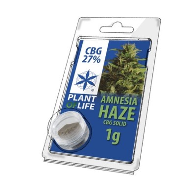 Plant of Life Solid 27% CBG Amnesia Haze 1gr