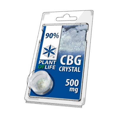 Plant of Life Crystal 90% CBG 500mg