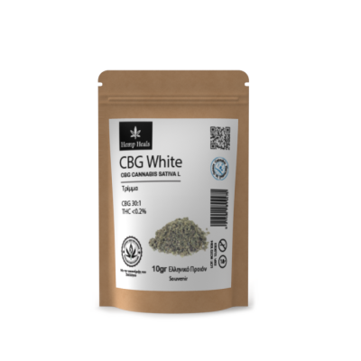 Hemp Heals Τρίμμα Ανθών Kάνναβης CBG White 10gr