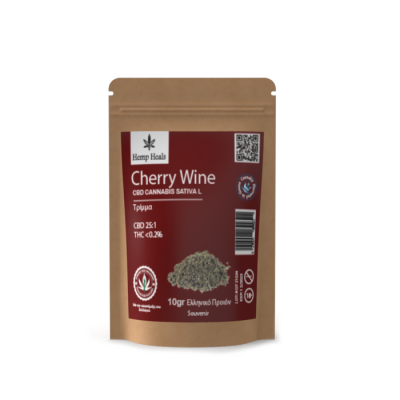 Hemp Heals Τρίμμα Ανθών Kάνναβης Cherry Wine 10gr