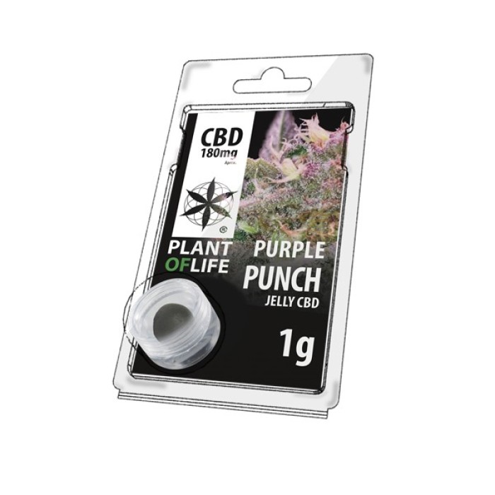 Plant Of Life CBD Jelly 180mg Purple Punch 1gr
