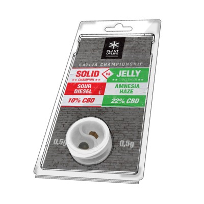 Plant Of Life Solid vs Jelly Sour Diesel vs Amnesia Haze 0.5+0.5gr