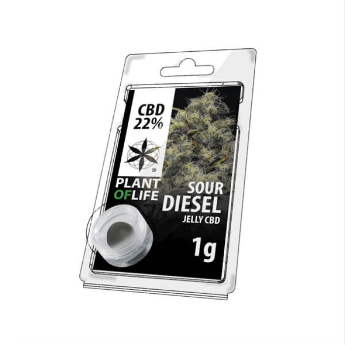Plant Of Life CBD Jelly 22% Sour Diesel