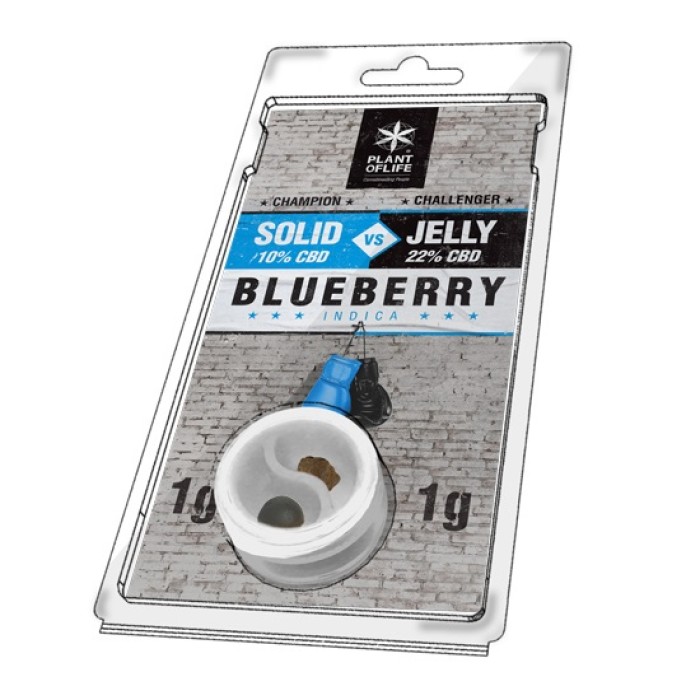 Plant Of Life Solid vs Jelly Blueberry 1+1gr