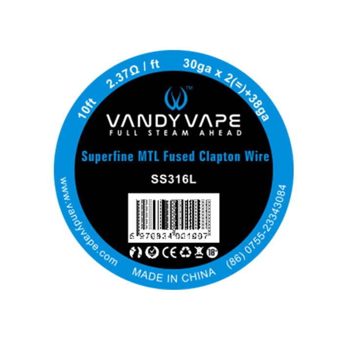 Vandyvape Superfine MTL Fused Clapton