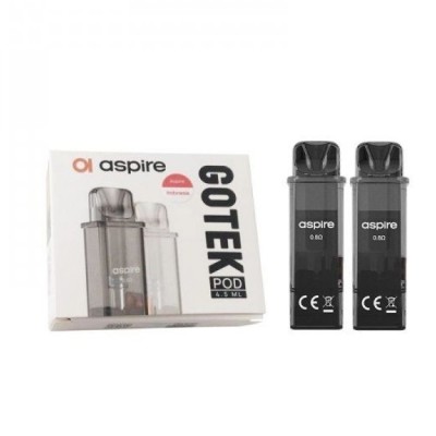 Aspire Gotek Pod 4.5ml 0.8ohm (2τμχ) Aspire Gotek Pod 4.5ml 0.8ohm (2τμχ)