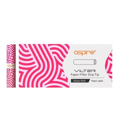 Aspire Vilter Paper Filters Vision Pink 10τμχ