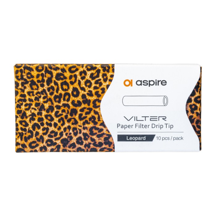 Aspire Vilter Paper Filters Leopard 10τμχ