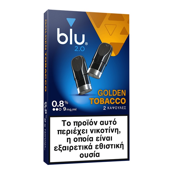 blu 2.0 Pod Golden Tobacco 9mg 1.9ml