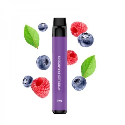 Flawoor Max Myrtille Framboise 2000 Puffs 0mg 5.5ml