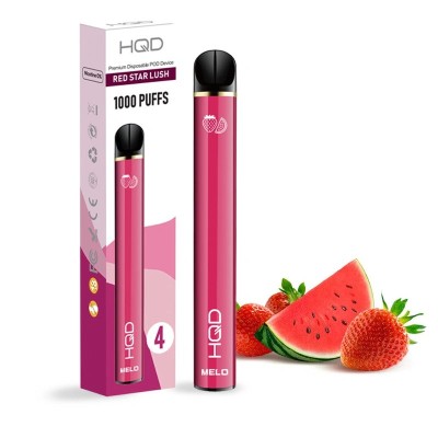 HQD MELO Red Star Lush-Strawberry Watermelon 1000 Puffs
