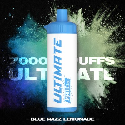 Magic Bar 7000Puffs Blue Razz Lemonade 15ml 0% Nicotine