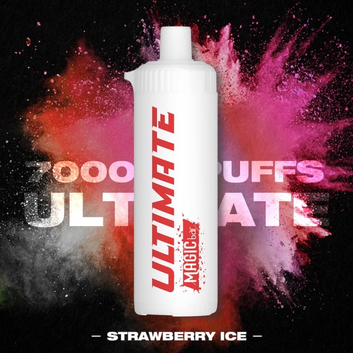 Magic Bar 7000Puffs Strawbbery Ice 15ml 0% Nicotine
