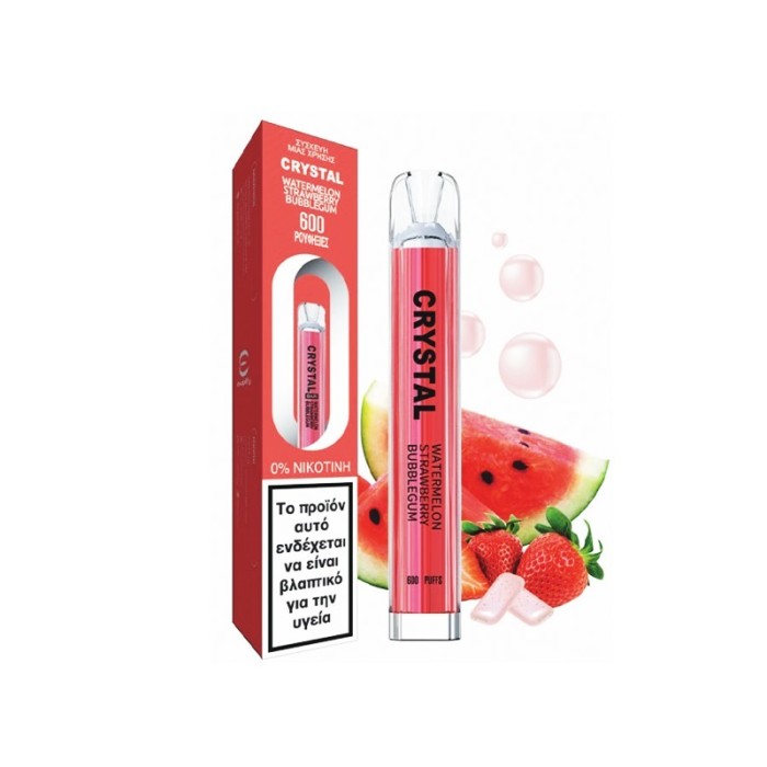 SKE Crystal Bar Watermelon Strawberry Bubblegum 0mg 2ml