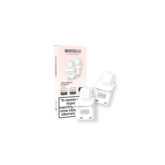 Smarter Mini Pod Strawberry and Cream 2x2ml 20mg