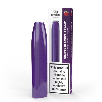 Vampire Vape Geek Bar Simply Blackcurrant Vape Pen 2ml 20mg