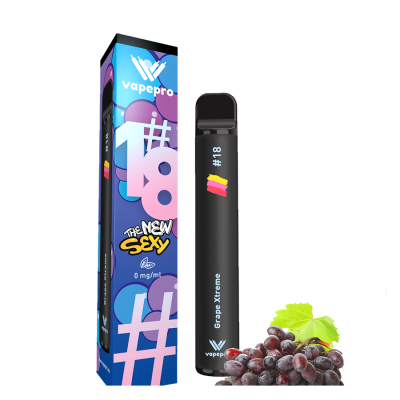 Vapepro #18 Grape Xtreme 0mg 2ml