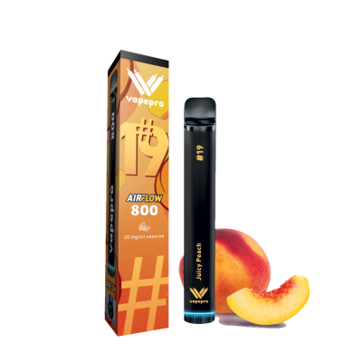 Vapepro #19 Juicy Peach 20mg 2ml Vapepro #19 Juicy Peach 20mg 2ml