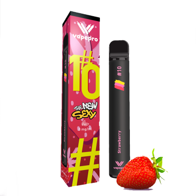 Vapepro #10 Strawberry Fusion 0mg 2ml