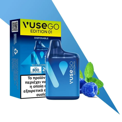 Vuse Go 800 Box Blue Raspberry 800 Puffs 20mg 2ml
