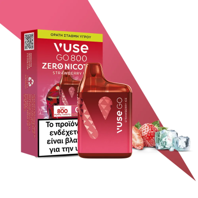 Vuse Go 800 Box Strawberry Ice 800 Puffs 0mg 2ml