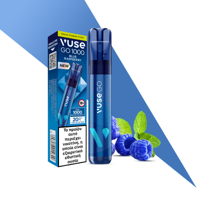 Vuse Go 1000 Pen Blue Raspberry 1000 Puffs 20mg 2ml