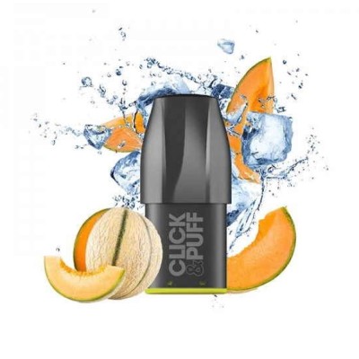 X-Bar Click & Puff 650 Pod Fizzy Melon 20mg 2ml