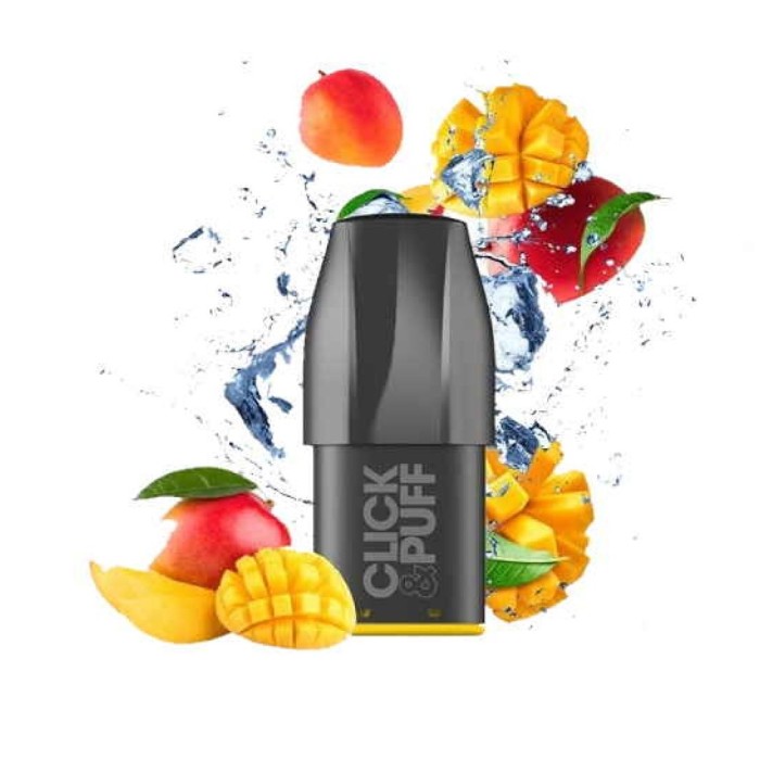 X-Bar Click & Puff 650 Pod Ice Mango 20mg 2ml