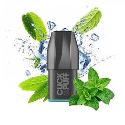 X-Bar Click & Puff 650 Pod Cool Mint 20mg 2ml