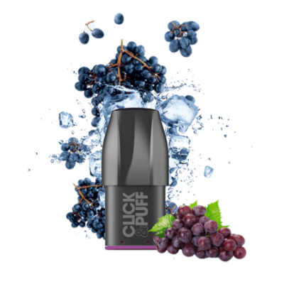 X-Bar Click & Puff 650 Pod Ice Grape 20mg 2ml