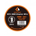 GeekVape MTL 28gax2 + 38ga N80 Clapton Wire 10ft.