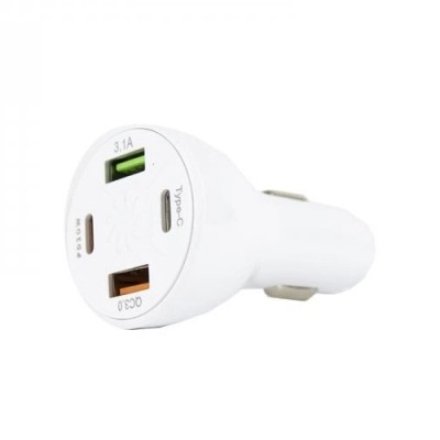 Φορτιστής Αυτοκινήτου 4 Θύρες