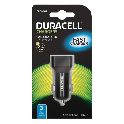 Duracell Φορτιστής Αυτοκινήτου 2.4Α