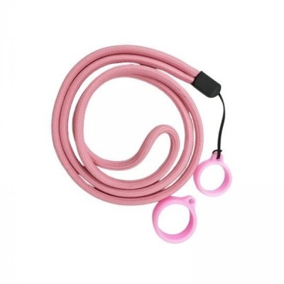 Κορδόνι Με Δαχτυλίδι Σιλικόνης Pink
