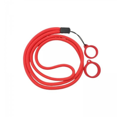 Κορδόνι Με Δαχτυλίδι Σιλικόνης Red