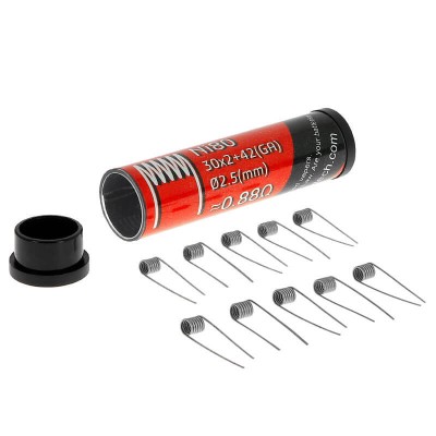 Fumytech Micro Fused Clapton MTL Ni80 30*2+42ga 10pcs