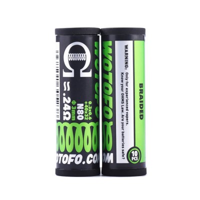 Wotofo Braided N80 Prebuilt Coils