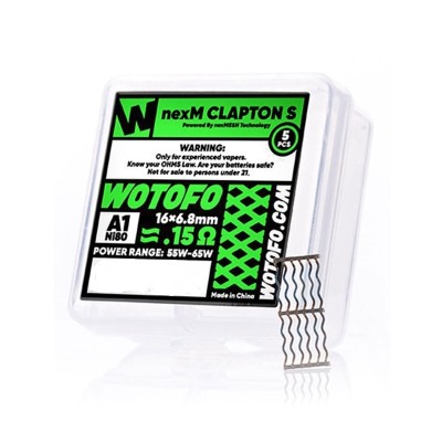 Wotofo NexMESH Clapton S 0.15ohm 5pcs