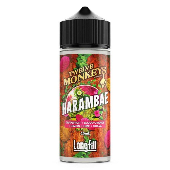 12 Monkeys Flavor Shot Classic Harambae 20ml/120ml