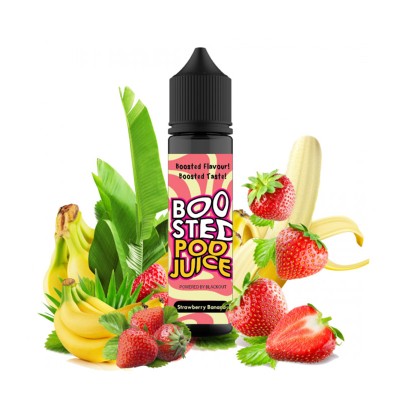 Blackout Boosted Pod Flavor Shot Juice Strawberry Banana 60ml  Blackout Boosted Pod Flavor Shot Juice Strawberry Banana 60ml