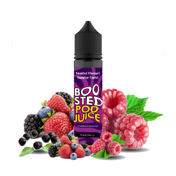 Blackout Boosted Pod Flavor Shot Juice Triple Berry 60ml 