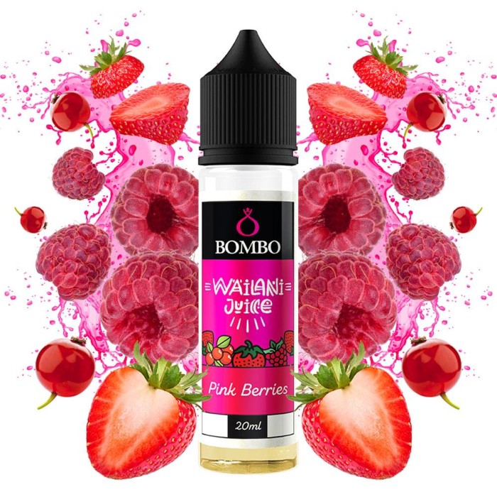 Bombo Wailani Juice Pink Berries Flavor Shot 20/60ml