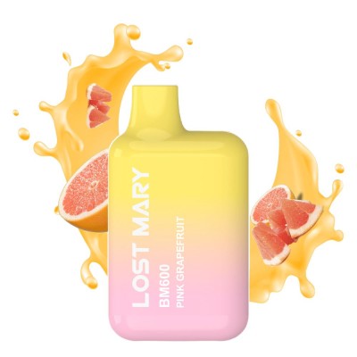 Lost Mary BM600 Pink Grapefruit 20mg 2ml Lost Mary BM600 Pink Grapefruit 20mg 2ml
