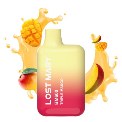 Lost Mary BM600 Triple Mango 20mg 2ml Lost Mary BM600 Triple Mango 20mg 2ml